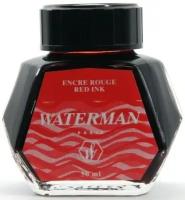 Waterman S0110730 Флакон с красными чернилами для перьевых ручек waterman