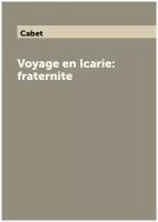 Voyage en Icarie: fraternite