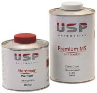 USP Premium MS 2:1 Antiscratch Clear Coat Акриловый лак устойчивый к царапинам 1 л. с отвердителем 0,5 л