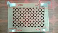 Кронштейны навесные для установки декоративных экранов на радиатор, конвектор, батарею