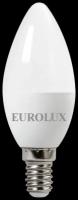 Лампа светодиодная LL-E-C37-7W-230-4K-E14 (свеча, 7Вт, нейтр, Е14) Eurolux