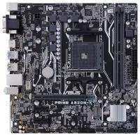 Материнская плата Asus PRIME A320M-K Soc-AM4 AMD A320 2xDDR4 mATX AC`97 8ch(7.1) GbLAN RAID+VGA+HDMI