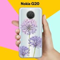 Силиконовый чехол на Nokia G20 Цветы 40 / для Нокия Джи20