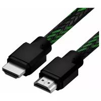 Кабель 1.5м HDMI v2.0 для PS4 Xbox One 4K UHD черный нейлон