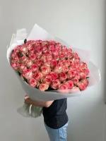 Букет Роза 101 шт, красивый букет цветов, шикарный, цветы премиум