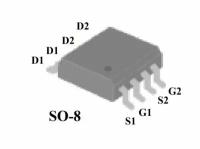 Микросхема AP4957GM P-Channel MOSFET 30V 7.7A SO8