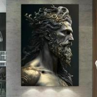 Картина на холсте Античная скульптура Давид граффити арт Боги_22_40х60