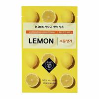 Etude House 0.2 Air Mask Lemon Moisturizing & Brightening (Маска для лица тканевая с экстрактом лимона), 20 мл