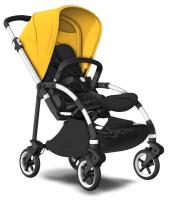 Прогулочная коляска Bugaboo Bee6 Complete, alu/black/lemon yellow, цвет шасси: серебристый