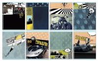 BG Тетрадь-перевертыш 80 листов в клетку на гребне Cool story, обложка мелованный картон, микс