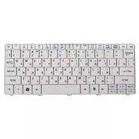 Клавиатура ZeepDeep для ноутбука Acer для Aspire One 521, 532, 532H, 533, D255, D257, D260, D270, E350, em350, E355, ZE6, для One Happy, N55, Pav80, белая, гор. Enter