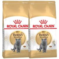 ROYAL CANIN BRITISH SHORTHAIR ADULT для взрослых британских короткошерстных кошек (2 + 2 кг)