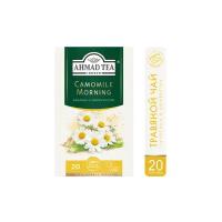 Чай травяной Ahmad tea Healthy&Tasty Camomile morning в пакетиках, лимон, ромашка, 20 пак