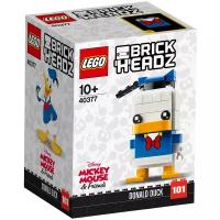 Конструктор LEGO BrickHeadz 40377 Дональд Дак, 90 дет