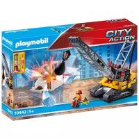 Конструктор PLAYMOBIL 70442 City Action Подъемный кран