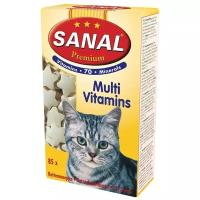 Добавка в корм SANAL Premium Multi Vitamins с пшеничными зародышами для кошек и котят