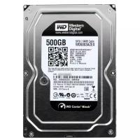 Жесткий диск HDD 500Gb Western Digital, SATA-III, 64Mb, 7200rpm, Black (WD5003AZEX)