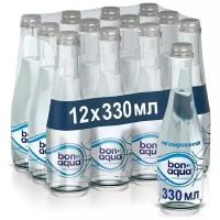 Вода питьевая Bon Aqua негазированная стекло