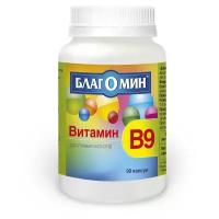 Благомин Витамин В9 (фолиевая кислота), капсулы 0.2 г, 90 шт