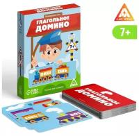 ЛАС играс Развивающая игра «Глагольное домино», 40 карт, 7+