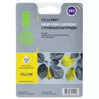 Cartridge ink Cactus CS-LC985Y yellow (15ml) for Brother DCPJ315W/DCPJ515W/MFCJ265W