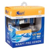 Автолампа h7 12v 55w (px26d) kraft pro xenon (2шт. блистер) kraft KT700209