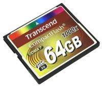 Карта памяти Transcend TS64GCF1000 CF 64GB 1000X