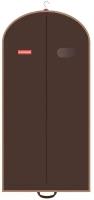 HAUSMANN Чехол для верхней одежды HM-701403 140x60 см коричневый