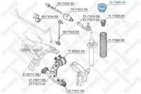 Опора амортизатора пер. Mazda 3 1.4-2.0 перед Stellox 12-71050-SX