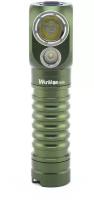 Фонарь Wurkkos HD20 (LH351D 5000K + Cree XPL 5000K, 1x21700 5000mAh в комплекте, USB-C, IP68, налобный, зеленый, 122x30мм, 130г)