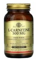 Solgar L-Carnitine 500 - Л-карнитин 60 таблеток
