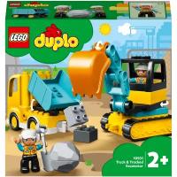 Конструктор LEGO DUPLO Town 10931 Грузовик и гусеничный экскаватор, 20 дет