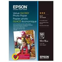 Бумага Epson A6 Value Glossy Photo Paper 183 г/м², 50 л, белый