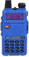 Рация (радиостанция) Baofeng UV-5R цветная синяя