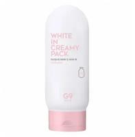 Осветляющая маска для лица и тела с молочными протеинами [G9SKIN] White In Creamy Pack