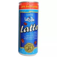 Кофейный напиток Lotte Let's Be Latte, 0.24 л