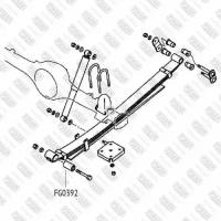 Сайлентблок рессоры FIXAR FG0392