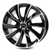 Rial Lugano 17x7.5j 5x112 Et36 Dia70.1 Diamond Black Frontpolished