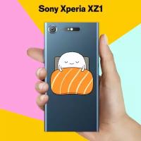 Силиконовый чехол на Sony Xperia XZ1 Суши спит / для Сони Иксперия ИксЗ 1