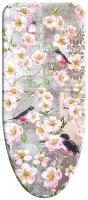 Чехол для гладильной доски VARMAX, размер 135*55 см (L), серия BIRDS & FLOWERS