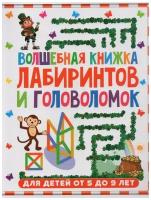 ЛабиринтыДляДетей Волшебная книжка лабиринтов и головоломок (от 5 до 9 лет), (Владис, 2021), Обл, c