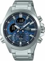 Наручные часы CASIO Edifice ECB-30D-2A, серебряный, синий