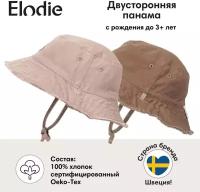 Панама Elodie, размер 1-2 года (12-24 мес), розовый, бежевый