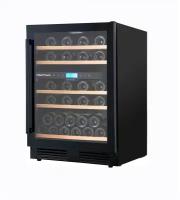 Винный шкаф Cellar Private CP043-2TB, встраиваемый, двухтемпературный, 44бут, черный