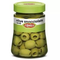 Оливки зеленые без косточки 290 г, Olive verdi snocciolate D'Amico 290 gr