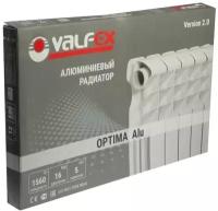 Радиатор VALFEX OPTIMA L Version 2.0 алюминиевый 350, 12 сек