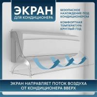 Экран для кондиционера. Серия 830. Регулируемый 678-798 мм