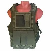 Жилет тактический plate carrier с подсумками molle VT-8344 OD