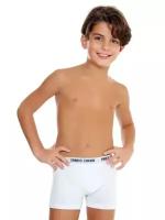 Трусы детские Enrico Coveri Kids боксеры для мальчиков и подростков хлопковые размер 13-14 (134-140), белый