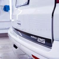 Акцентные полосы Edition 25 на Volkswagen Transporter Т5 полный комплект виниловых авто наклеек на автомобиль Фольксваген Транспортер чёрные